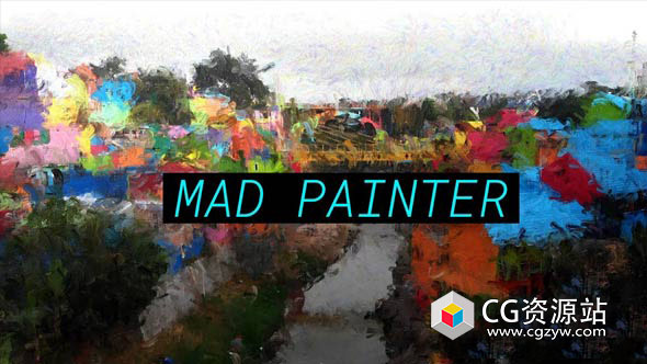 AE插件-梵高油画风格绘画插件MAD PAINTER V1.1.0 Win