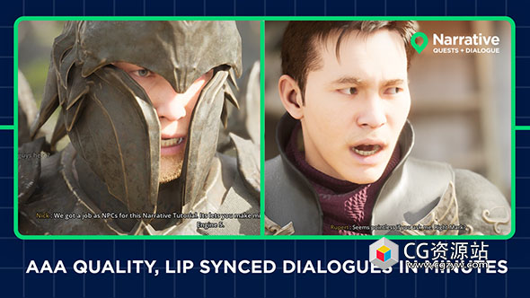 Unreal基于节点的任务和对话 Narrative Tales UE5.5