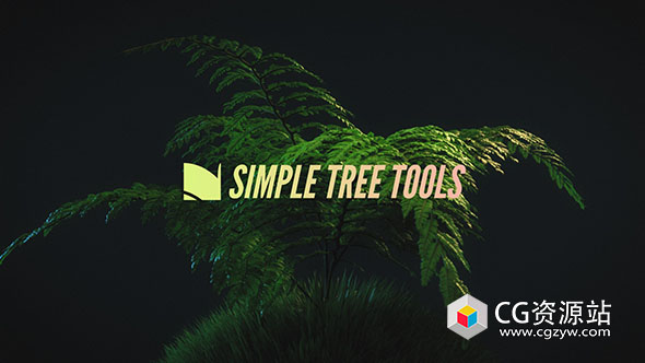 Houdini程序化树建模工具 Simple Tree Tools 2.7 for Houdini Indie