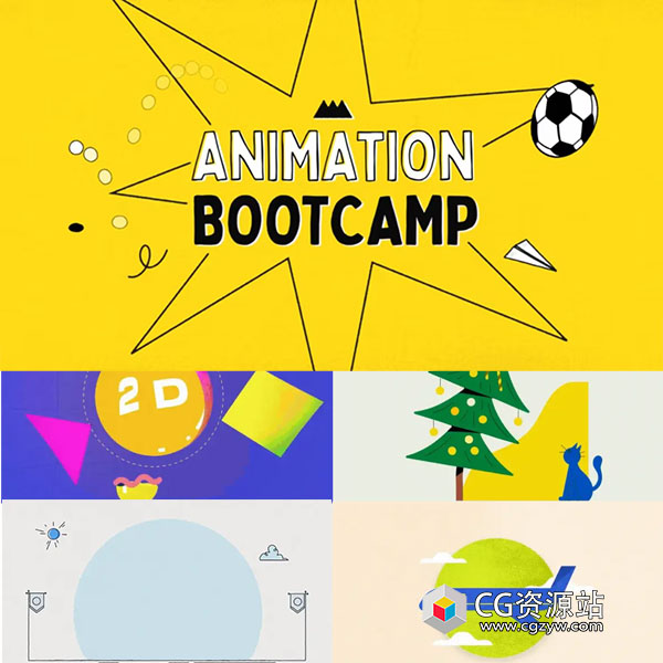MG图形动画训练营全面基础AE教程 SOM Animation Bootcamp+中英文字幕-图片1