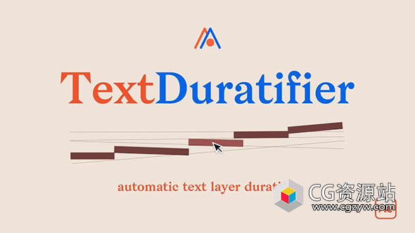 AE脚本-字幕文字时长自动调节脚本 TextDuratifier V1.0.0