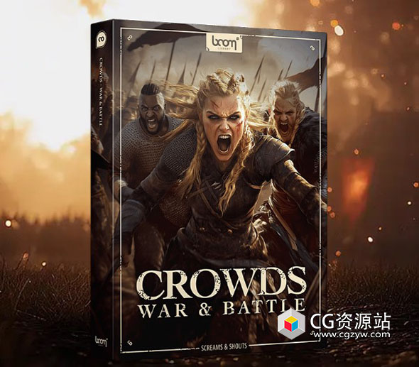 3935个专业史诗人类战斗场景无损音效 Crowds – War & Battle