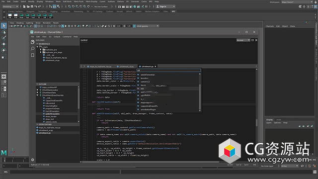 Maya 2025脚本编辑器 Charcoal Editor 2.7.6 Win