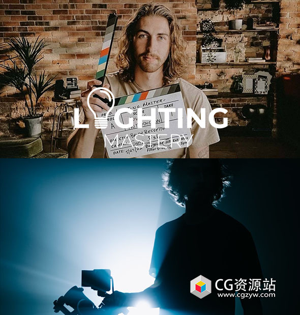 电影摄影场景灯光照明技巧视频教程+中英文字幕