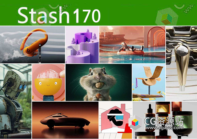2025年 Stash 170期CG创意电视栏目包装参考广告视频动画短片合集