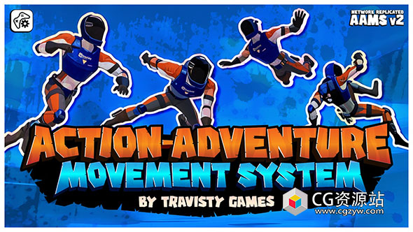Unreal动作冒险运动系统 Action-Adventure Movement System v1.3.3 UE5.3