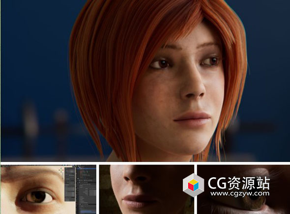 Blender三维人物角色生成插件+预设库 CharMorph v0.4.1 + Character Library
