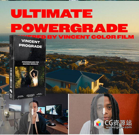 复古柯达胶片模拟达芬奇调色节点预设+LUT Cinematic PowerGrade – Kodak 5207 and 5219 Emulation V2-图片1