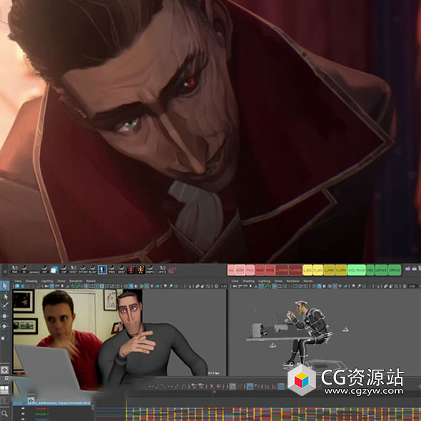 Coloso Maya面部表情动画角色绑定讲述情感故事视频教程+中英文字幕-图片1