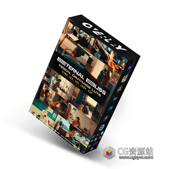 20组LUT电影美感青色橙色视频调色预设 Eternal Bliss – Cine Teal Orange LUTs-图片1