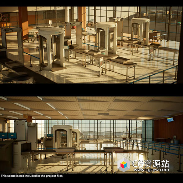 MAX+UE5+SP+八猴三维场景搭建资产建模贴图材质灯光渲染教程+中英文字幕