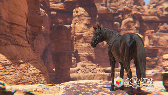 Unreal马动画集 Horse Animset v3.1 UE5.0 – 5.5