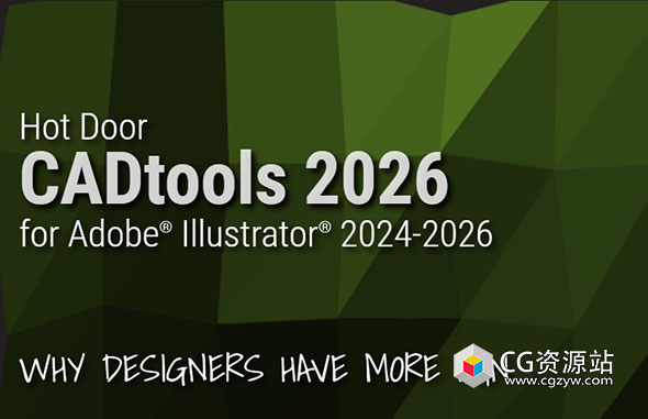 工程制图距离测量标注图形绘制AI插件 Hot Door CADtools 2026 V30.2.0 WIN