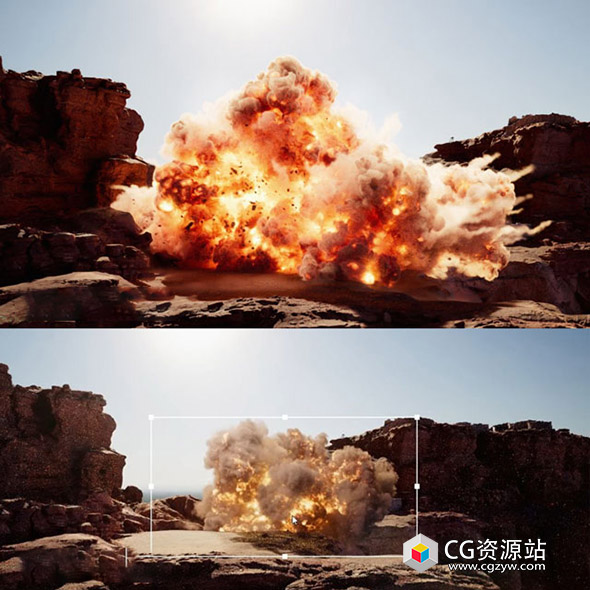 Houdini Pyro模拟真实大爆炸特效教程+中英文字幕