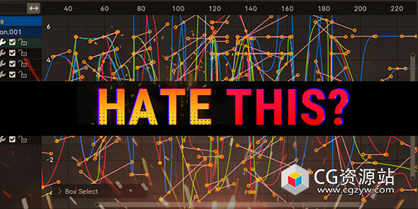 Blender关键帧曲线动画预设插件 Simple F-Curves V1.0.4