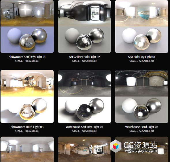 80组高质量8K高清HDRI环境贴图预设 Substance HDRI-图片1