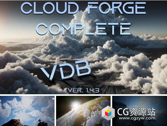 Unreal蓝图云 VDB Clouds 1.4.3 UE5.3 – 5.5