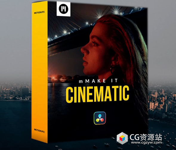 达芬奇插件-31个电影大片标题片尾演员表字幕动画预设 mMake it Cinematic DVR