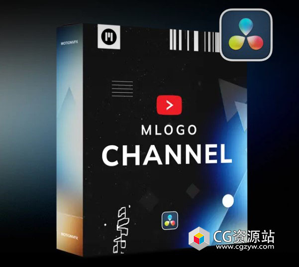 达芬奇插件-50个创意简约标题LOGO标志展示动画 mLogo Channel-图片1