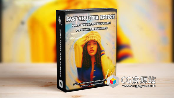 PR模板-抖音竖屏快速相机快门连拍视效 Fast Shutter Effect in Premiere Pro