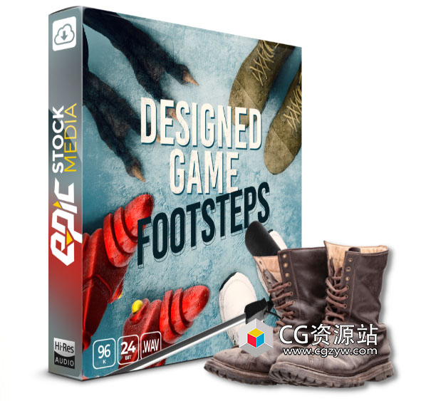 2461个游戏生物机器人怪物脚步声无损音效 Designed Game Footsteps