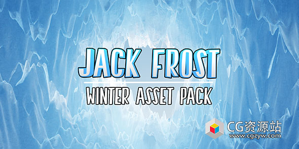 Blender冬天冰雪着色器插件 Jack Frost – Winter Asset Pack 1.43
