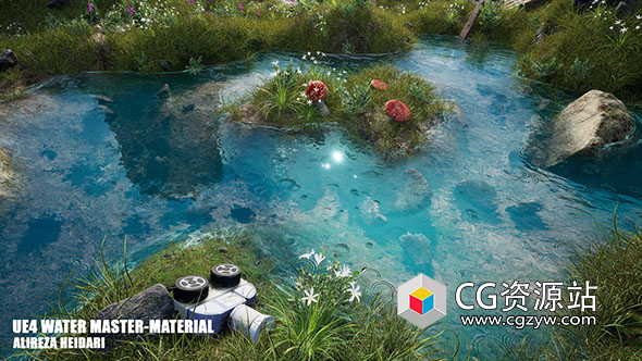 Unreal终极水着色器插件Ultimate Water Shader UE4 and 5_UE4.26+