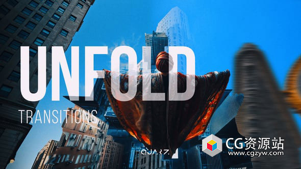 AE+PR模板-独特定格抠像卡点炫酷视频转场预设 Unfold Transitions