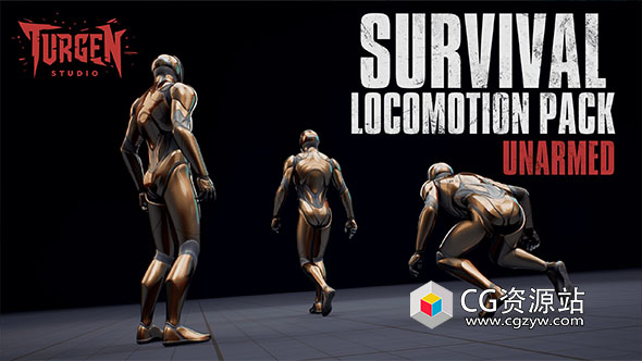 Unreal生存徒手运动包 Unarmed (Male) UE5.3
