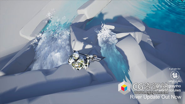 Unreal动态交互式水系统 UIWS UE5.4-5.6