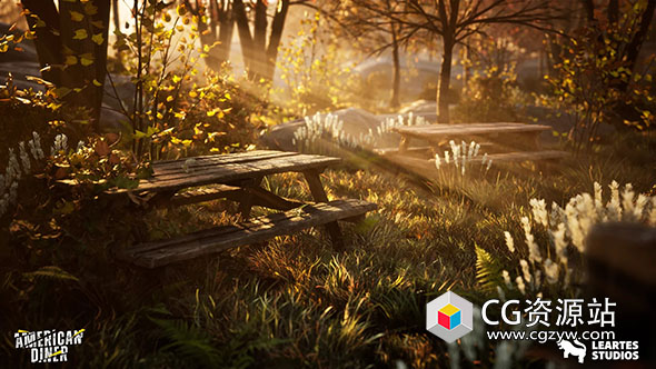 Unreal 45个AAA游戏树木草植被包 Vegetation Pack UE5.1+-图片1