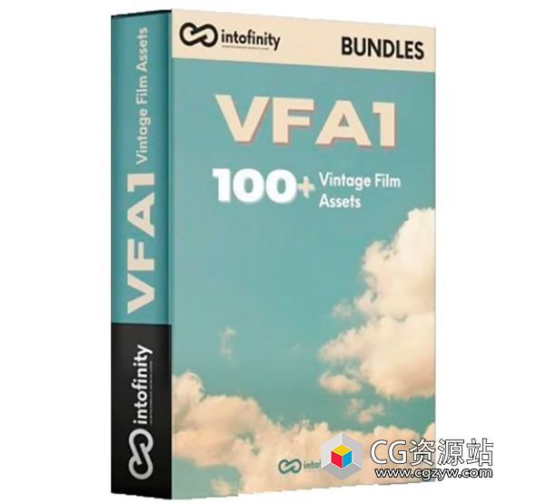 100组复古老电影噪点素材调色音效预设包 Vintage Film Assets