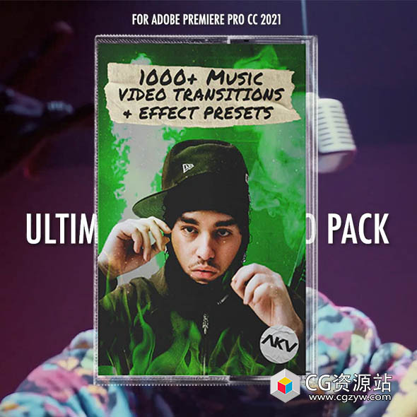 PR预设-复古嘻哈说唱音乐MV风格视频特效转场过渡 AKV Studios – 1000+ MV Transitions & Effects-图片1