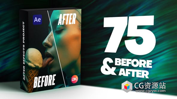 AE模板-前后视频对比展示动画 Before And After Pack