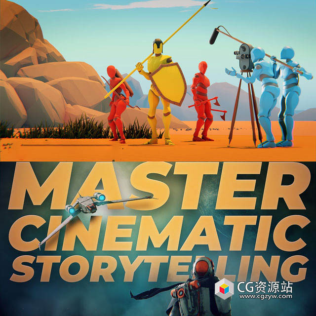 CGBoost Blender电影故事叙事镜头调度制作视频教程+中英文字幕-图片1