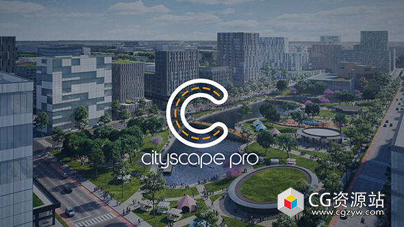 3DS MAX城市环境设计可视化插件 Cityscape Pro v2.1.4 For 3ds Max 2020//2024/2025