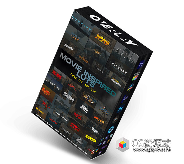 电影风格LUTs调色预设 Movie Inspired Looks VOL.1-图片1