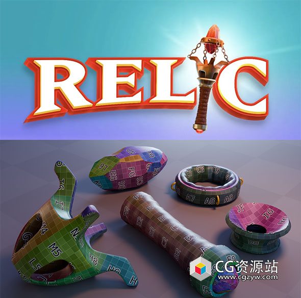 Blender游戏资产模型建模贴图UV渲染教程+中英文字幕-图片1