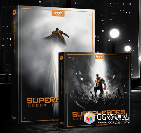 超级英雄高速飞行音爆能量爆发碰撞无损音效 Superheros Speed & Strength