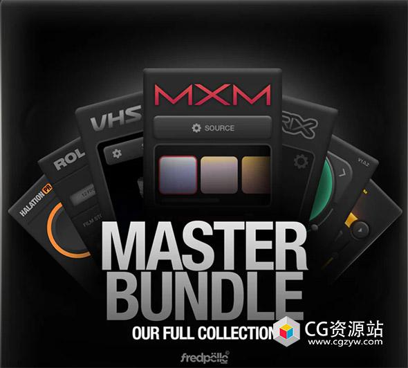 AE脚本-7组VHS模拟混合媒体复古胶片晕染脚本套装 Fredpelle – The Master Bundle-图片1