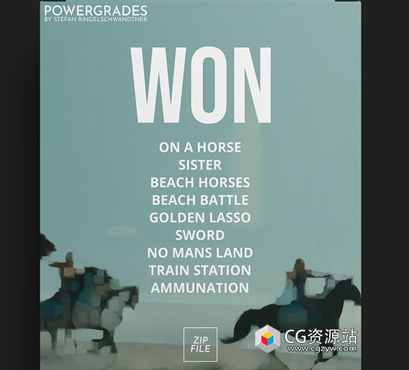 达芬奇调色节点-电影《神奇女侠》青橙色调模拟仿真逆向工程还原调色节点 Wonder Woman Reverse Engineered PowerGrades-图片1