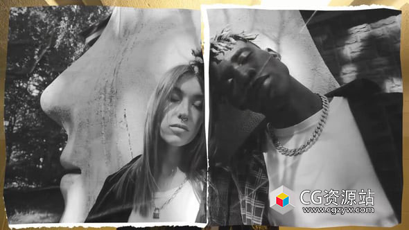 AE模板-10种时尚剪纸视效视频转场预设 Paper Cut Transition