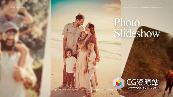 AE模板-家庭聚会婚礼生日相册照片幻灯片 Photo Slideshow