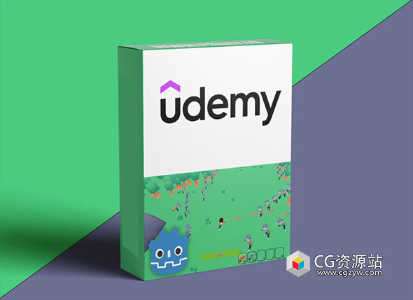 Godot 4游戏开发僵尸射击游戏完整制作流程视频教程+中英文字幕