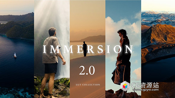 热门电影感旅拍人像风光纪录片松下索尼佳能尼康富士DJI后期调色LUT预设 Gamut – Immersion 1.0+2.0-图片1