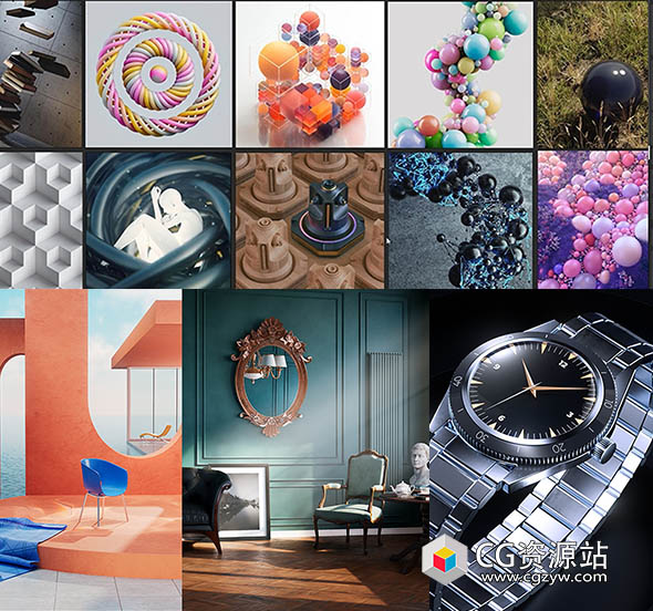 C4D+Redshift建模动画可视化效果创建全面实例视频教程+中英文字幕-图片1