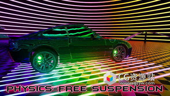 Unreal汽车绑定动画 Cinematic Car Rig (CCR) v2.1 UE5.1 – 5.6