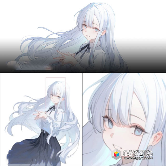 Coloso CSP从形状到角色人物动漫插画绘画核心技能手绘教程+中文字幕-图片1