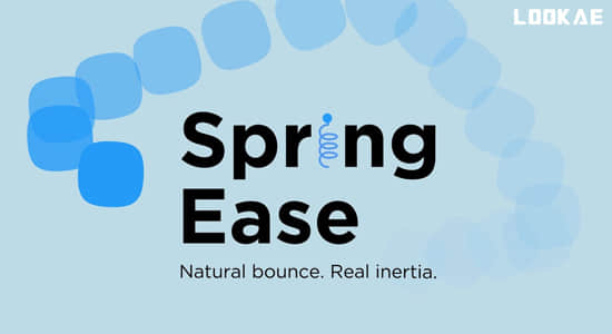 AE脚本-目标点移动动力学弹性动画 Spring Eases V1.0 + 使用教程