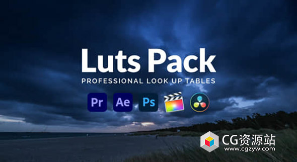 100组社交媒体电影摄影师视频调色LUTs预设 Luts Pack